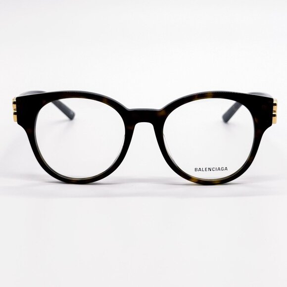 NEW BALENCIAGA EYEGLASSES BB0173O 002 ROUND HAVANA WOMEN EYEWEAR BALENCIAGA - Picture 3 of 10